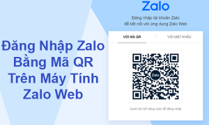 zalo web đăng nhập bằng mã qr trên máy tính