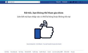 tại sao không tham gia được nhóm trên facebook